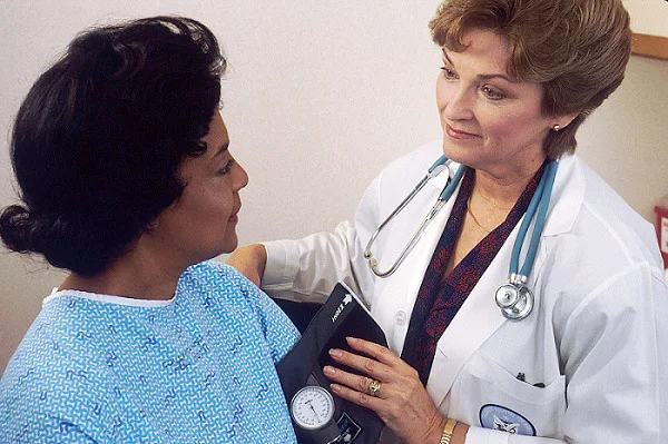 doctor and patient. alert1 medical alert systems